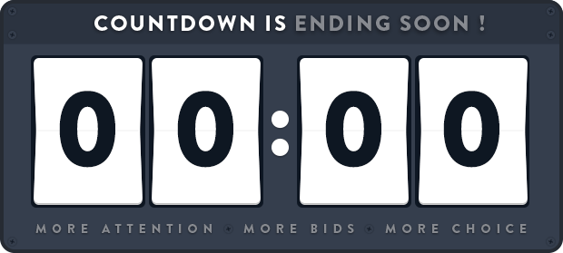 countdown is on! More attention. More bids. More choice.